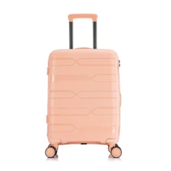 Lightweight High Quality PP Trolley Luggage New Design Rose Gold 15 Kg