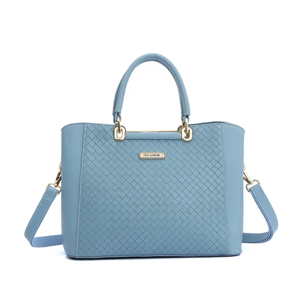Ladies Handbags PU Leather Blue