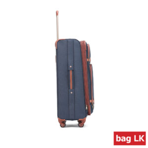 Polycarbonate Blue Mine Trolley Suitcase For Travelling Size 25 kg