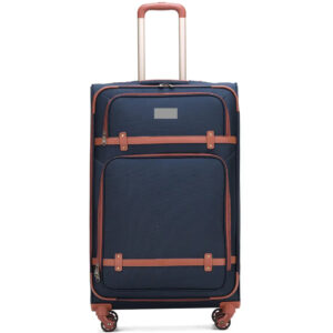 Premium Quality Business Design Fabric Luggage Trolley Bag 25kg Blue  Bag lk