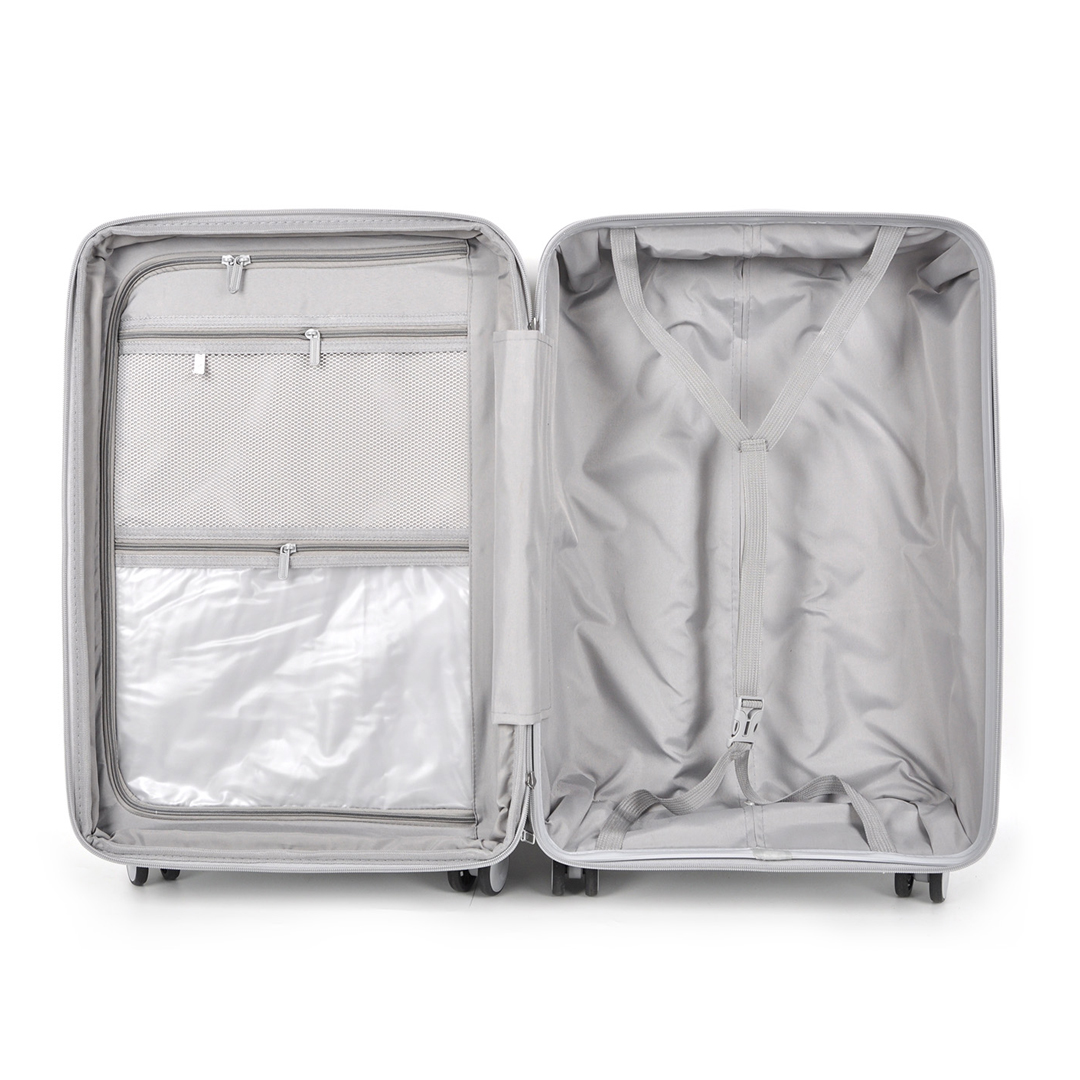 New Fashion Expandable PP Traveling Luggage Bag Pink 10kg (Hand) - Bag.lk