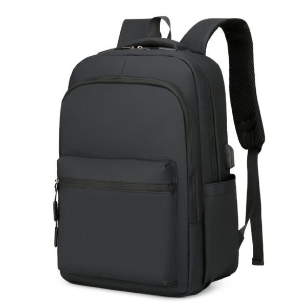 Smart Laptop Computer USB Charger Backpack Black