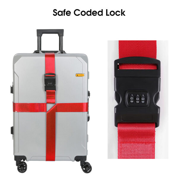 Luggage Strap with Combination Lock