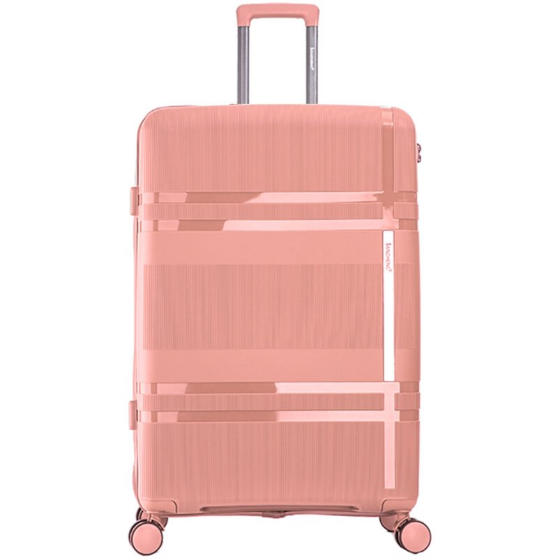 QIAOFEI New PP Travel Luggage Trolley Bag Rose Gold 30kg Bag.lk