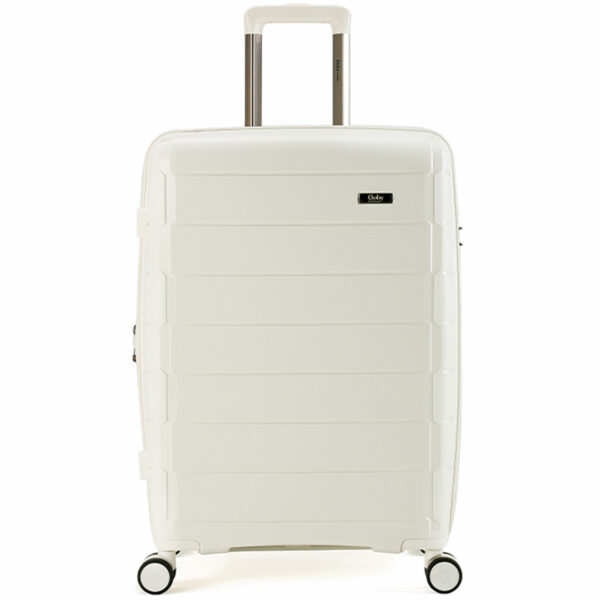 Goby London Star PP Travel Luggage 25kg White GB-2322