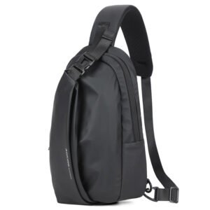 Aoking Chest Shoulder Crossbody Bag Black SY4008-5
