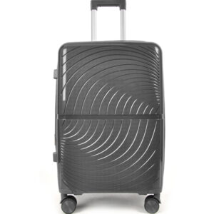 New Fashion Expandable PP Traveling Luggage Bag Dark Gray 10kg (Hand)