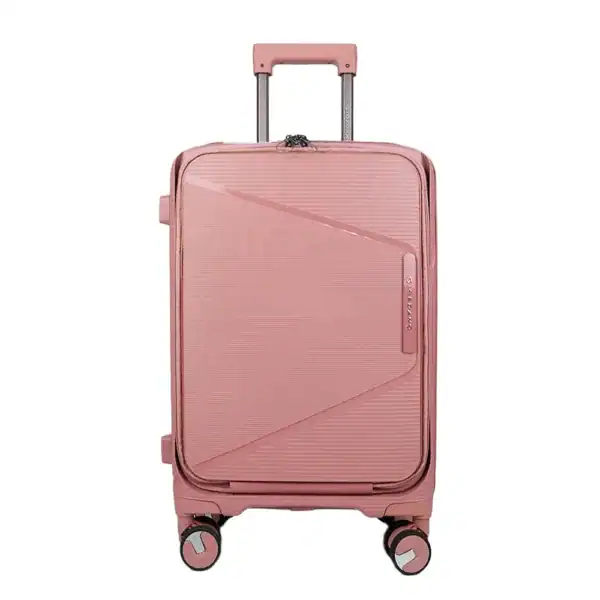 OMASKA PP Travel 10Kg Hand Luggage with Laptop Compartment Pink Color