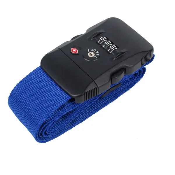 Luggage Strap with TSA-319 Combination Blue Colour