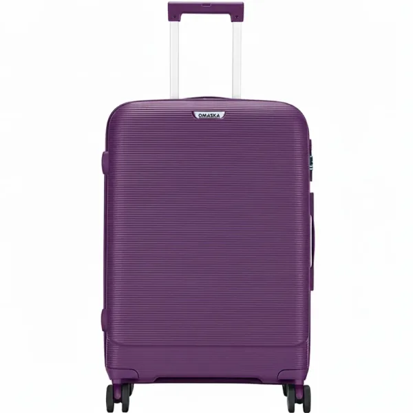 New OMASKA PP Travel 35kg Luggage Purple Color