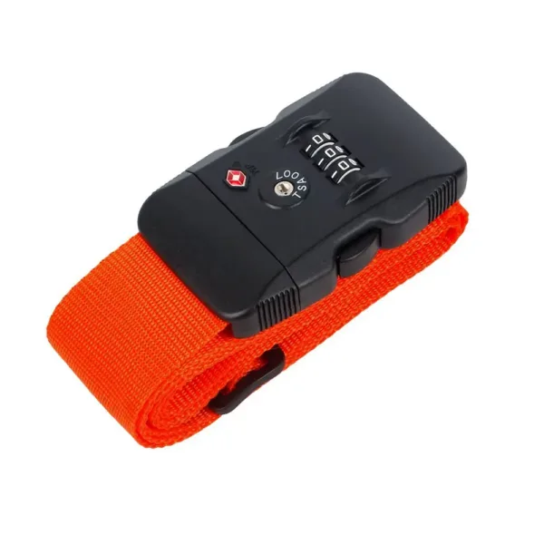 Luggage Strap with TSA-319 Combination LockRed Colour