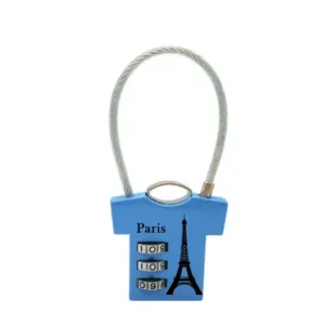 Padlock-835 with Combination Lock Pink Colour