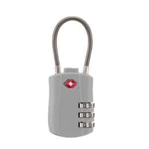 TSA-535 Approved Combination Padlock Gray Colour