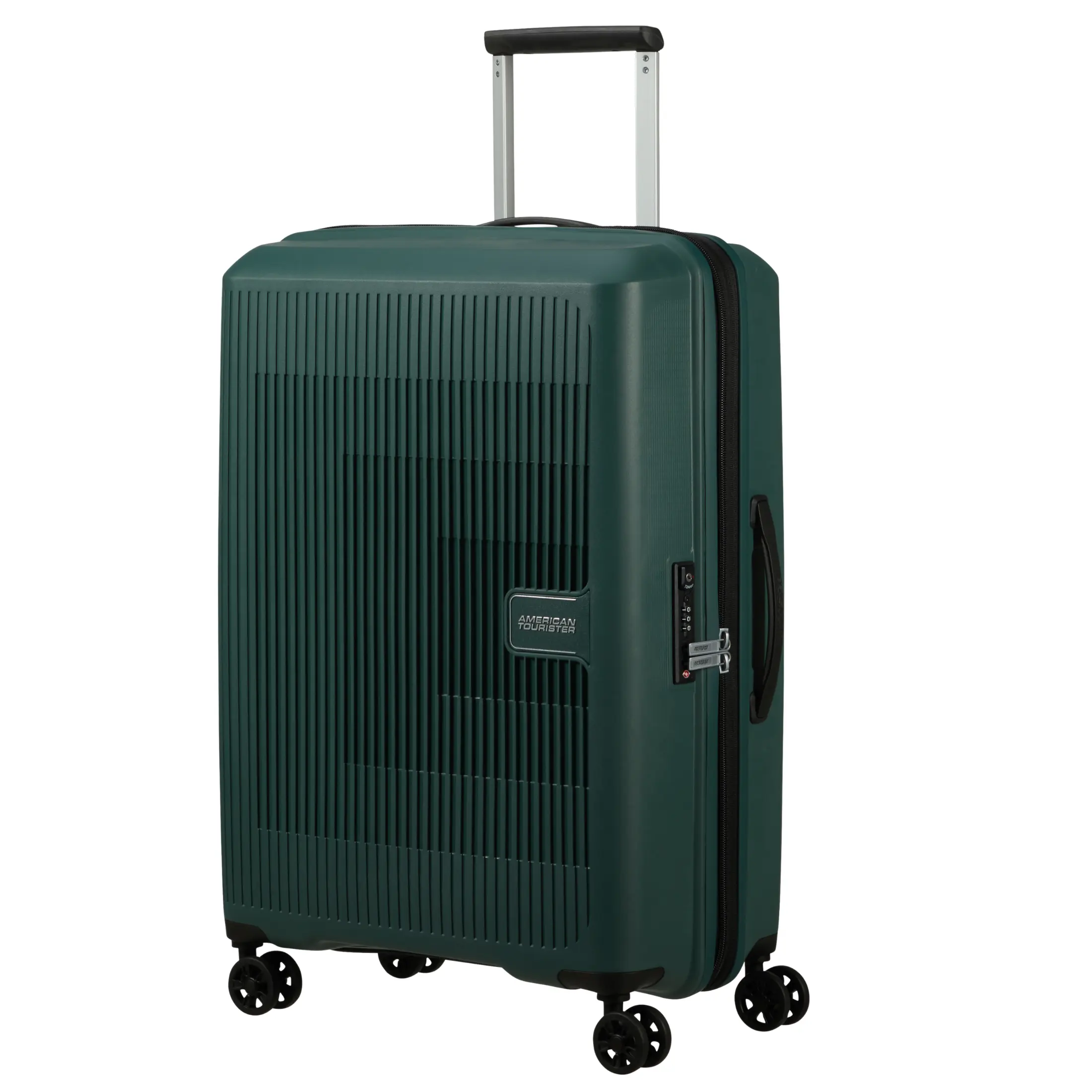 American Tourister AeroStep expandable luggage with 8 wheels and secure locking system - 1