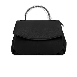 Ladies PU Leather Hand Bag Black | 3286 | 502005