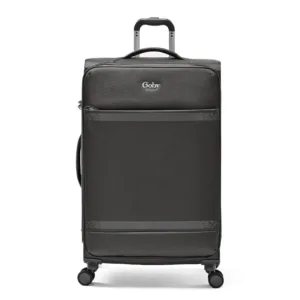 Goby London Light Weight Fabric Travel Luggage Grey 40KG GB-3009