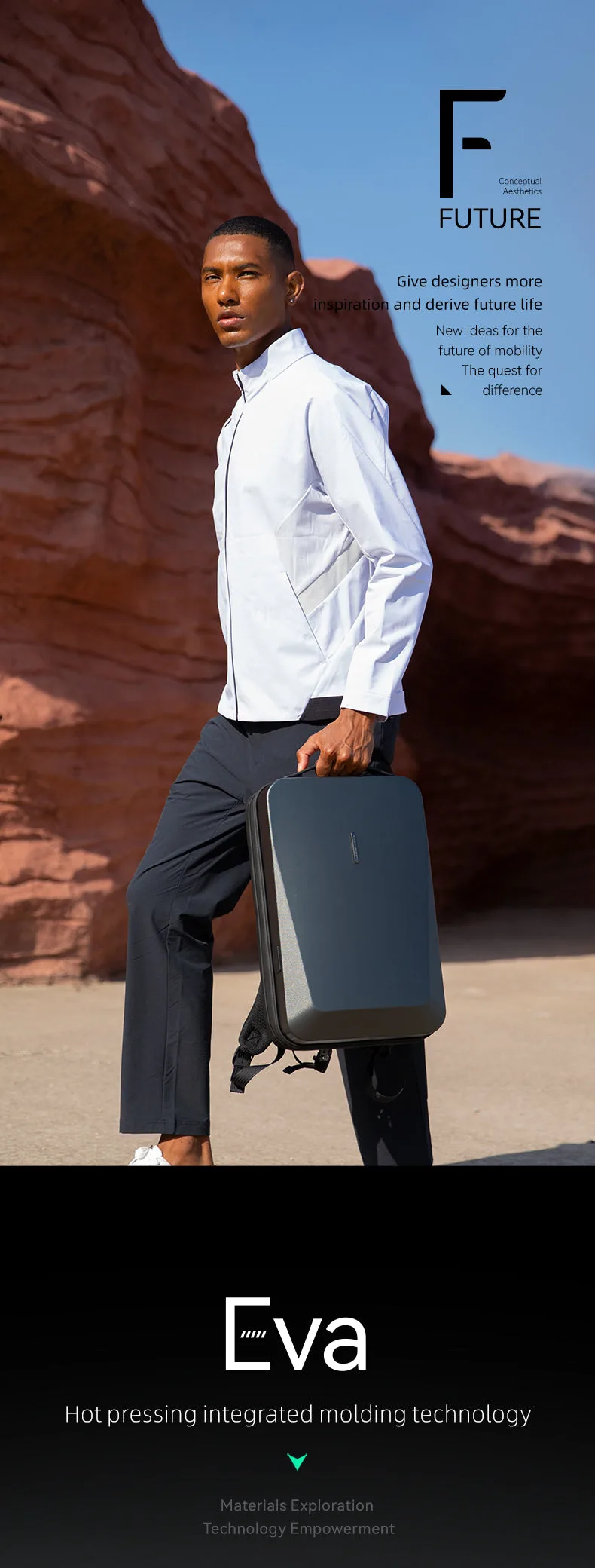 Marl Ryden Laptop Backpack Deep Black F MR7612 00 | 201099