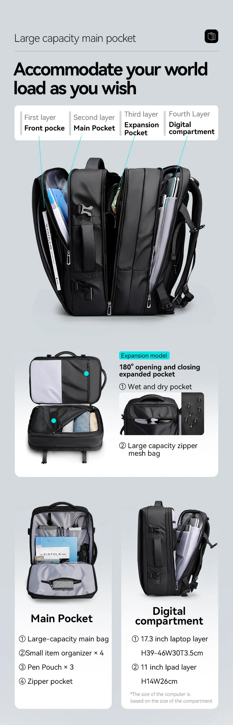 Mark Ryden Laptop Backpack G1 MR9822 KR | 201110