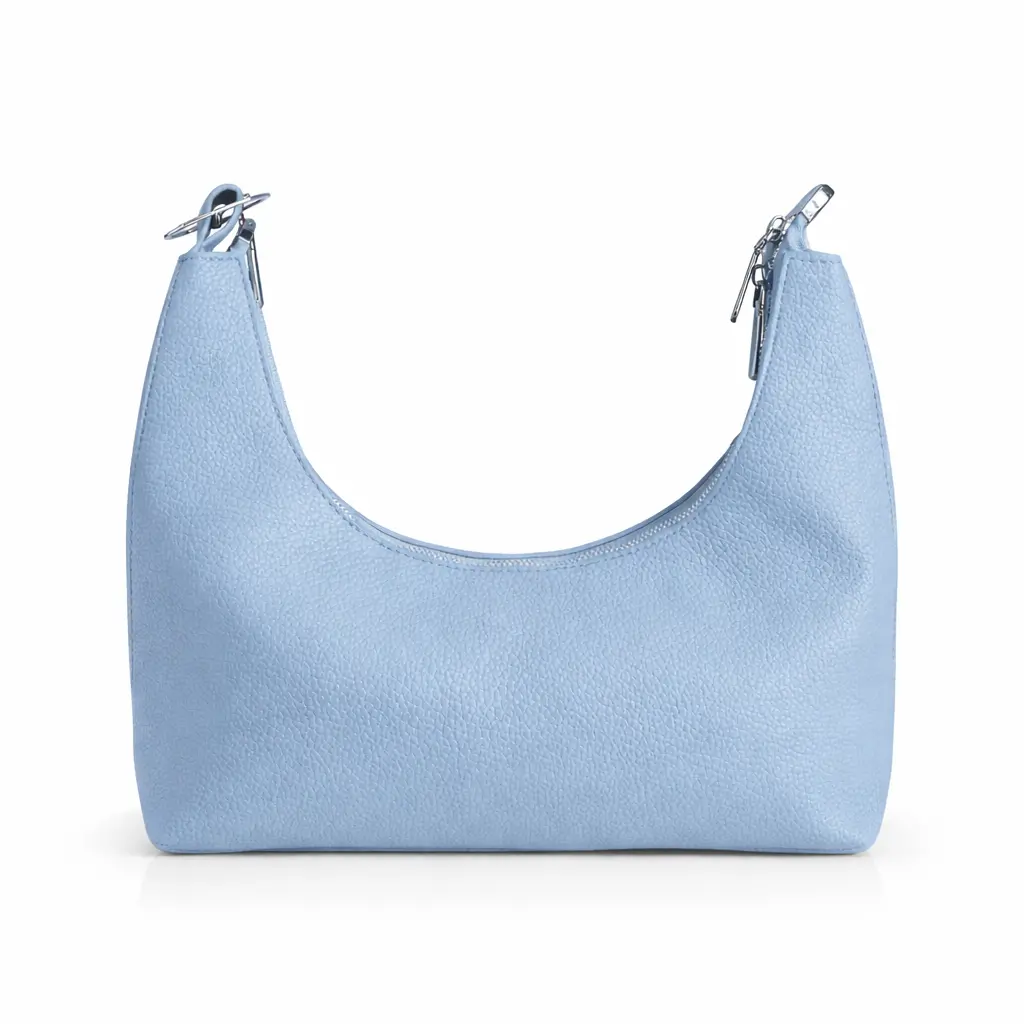 Premium Pebbled Finish Shoulder Bag Powder Blue | 1115 | 501007
