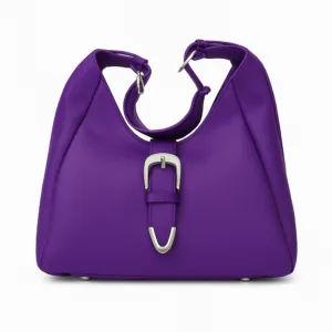 Ladies Hand Bag PU Leather Purple 3088 501011