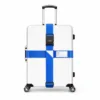 Luggage Strap with Combination Lock Plus Name Tag Blue Color | 105003